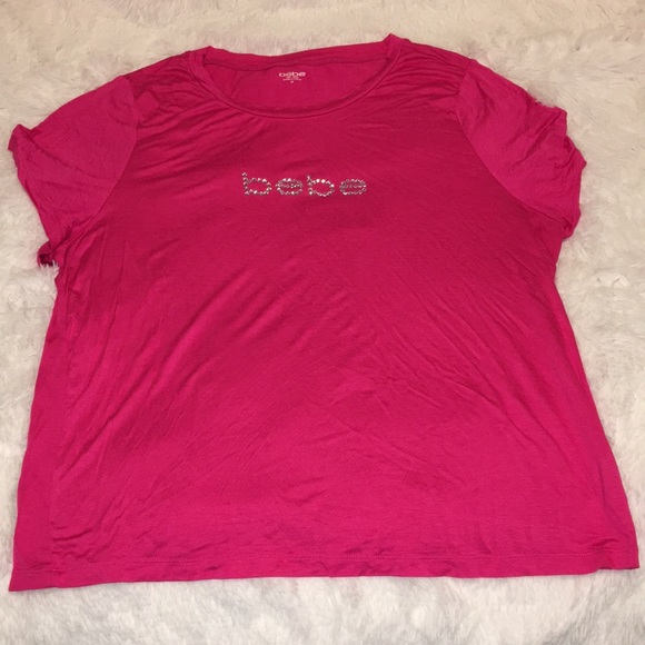 Bundle 4 New Bebe bling tops sz.3x - Picture 7 of 8